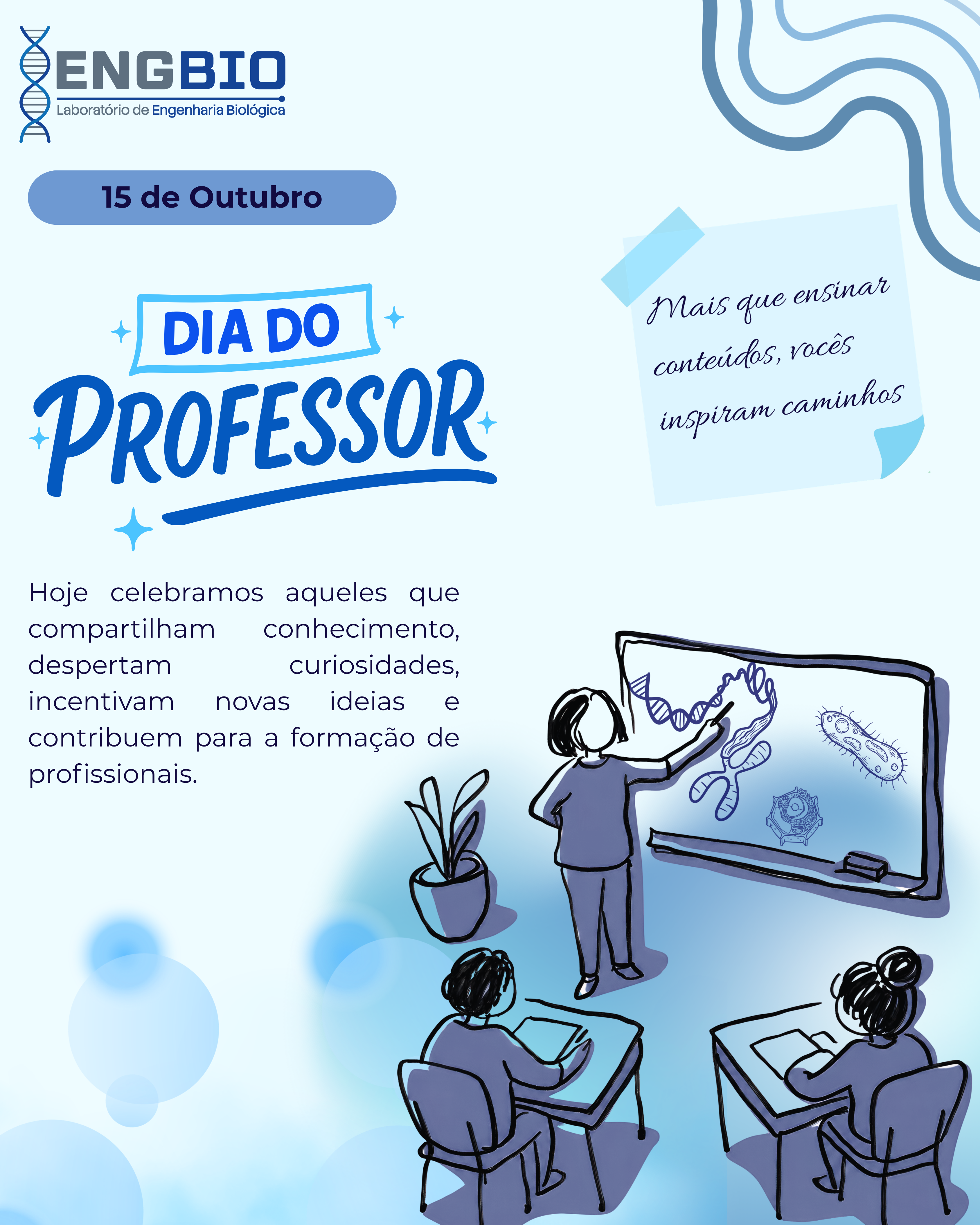 15 de outubro | Dia do Professor